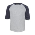 thumbnail image 1 of Lat Youth Baseball Fine Jersey Three-Quarter Sleeve Tee, 1 of 5