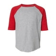 thumbnail image 1 of Lat Youth Baseball Fine Jersey Three-Quarter Sleeve Tee, 1 of 5