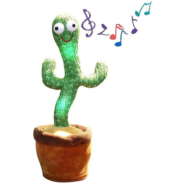 Booster Dancing Cactus Peluche Jouet Électronique Shake Dancing