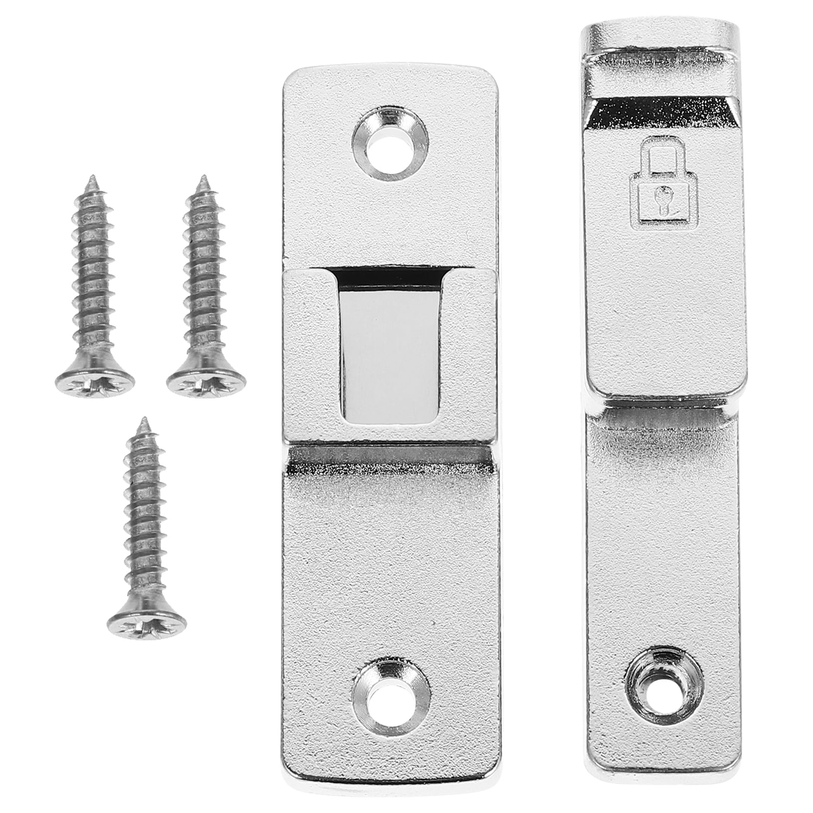 FONDOTIN Zinc Alloy Sliding Door Latch Lock for Barn Doors, Versatile Door Hardware Accessory for Home