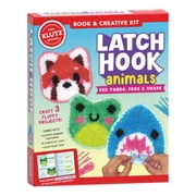Latch Hook Animals Red Panda, Frog & Shark, Paperback