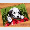 thumbnail image 1 of Latch Hook Cushion Kits Dalmatian, Puppy | Knitting Kits Cushion, Rug Making Kit for Starters, Latch Hook Kit for Beginners Adults Or Children（52 * 38Cm）, 1 of 9