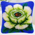 thumbnail image 1 of Latch Hook Cushion Kits, Latch Hook Pillow Case Kits Embroidery Kits Carpet Set17X17Inch, DIY Needlework Pillow Cover Sofa Cushion Rug Making Kits, DIY Craft Kits (43x43 cm), 1 of 8