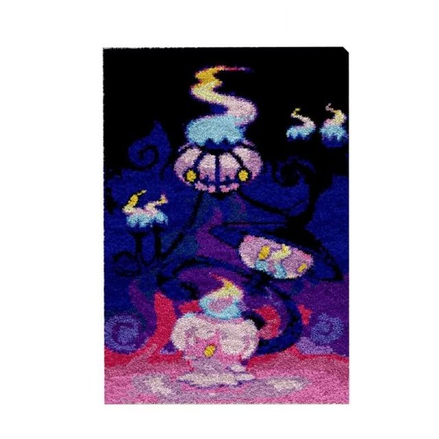 Latch Hook DIY Rug Kits Embroidery Cushion Rug Making Kits Hello Kitty