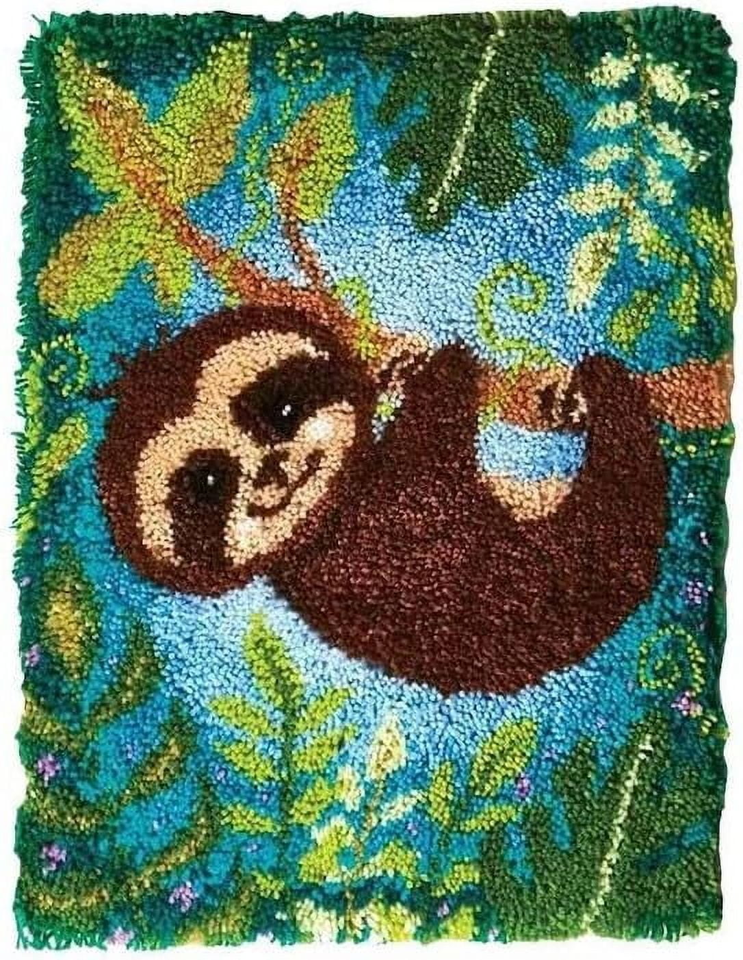 Latch Hook Kit, Embroidery Creative Craft Home Decor Ideal for Learning ...