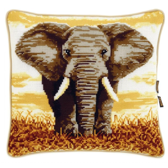 Latch Hook Kits For Adults, Animal Elephant Latch Hook Rug Kits,Rug Making Kit For Adults Carpet Embroidery Set Beginners Cross Stitch DIY Crochet Needlework Crafts Kits 43x43cm
