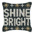 thumbnail image 1 of Latch Hook Kits for Adults Kids,Shine Pattern Color Printed Canvas DIY Throw Pillow Cover,Beginners Handmade Needlework Crafts Home Decoration 17x17inch, 1 of 4