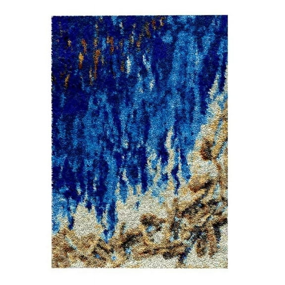 Latch Hook Kits for Adults DIY Latch Hook Rug Kits for Kids, Pattern Crochet Kit for Beginners, Rug Making Kits, Gift Packaging