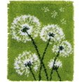 thumbnail image 1 of Latch Hook Kits for Adults/Kids,Color Canvas Wildflower Pattern Embroidery Tapestry Handmade Rug Home Decoration,19.7 * 15.0 inches, 1 of 7