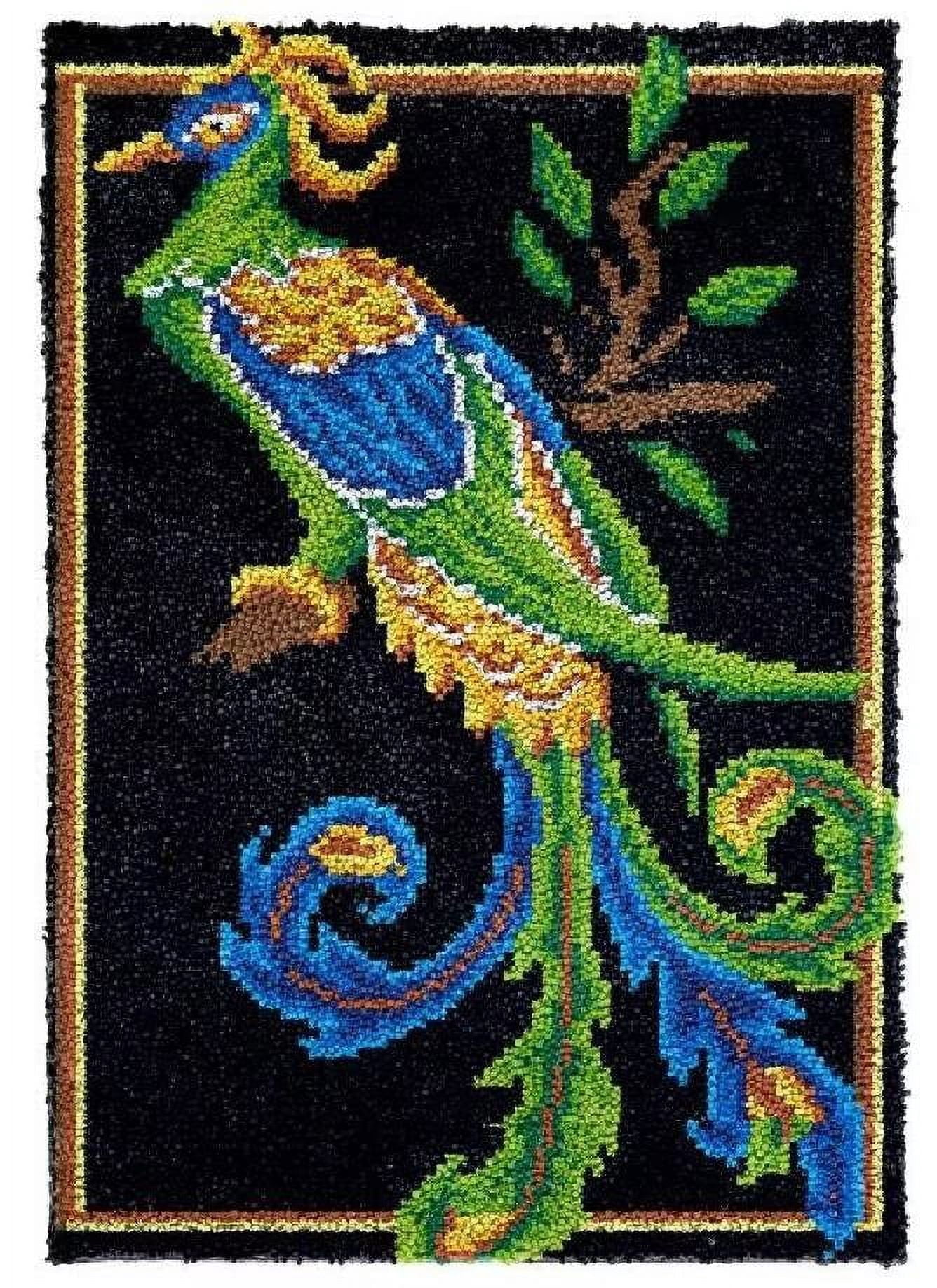 Latch Hook Kits for Kids and Adults DIY Rug Crafts Arts Carpet for Home Decoration Festival Gifts 20*15in