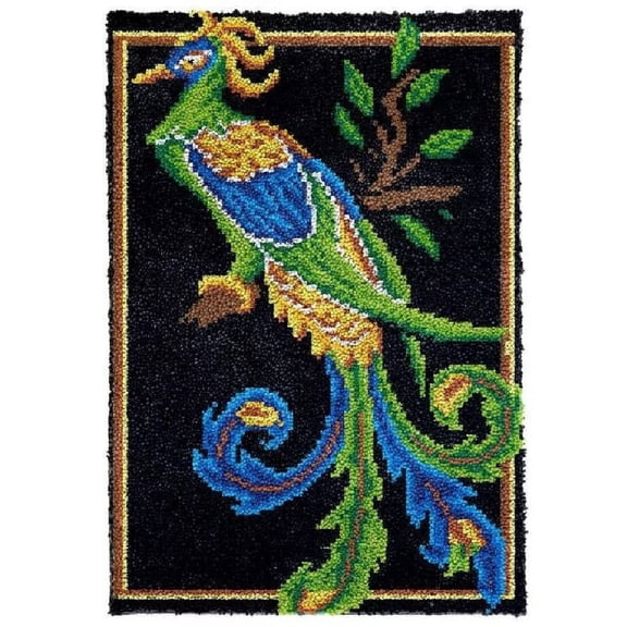 Latch Hook Kits for Kids and Adults DIY Rug Crafts Arts Carpet for Home Decoration Festival Gifts 20*15in