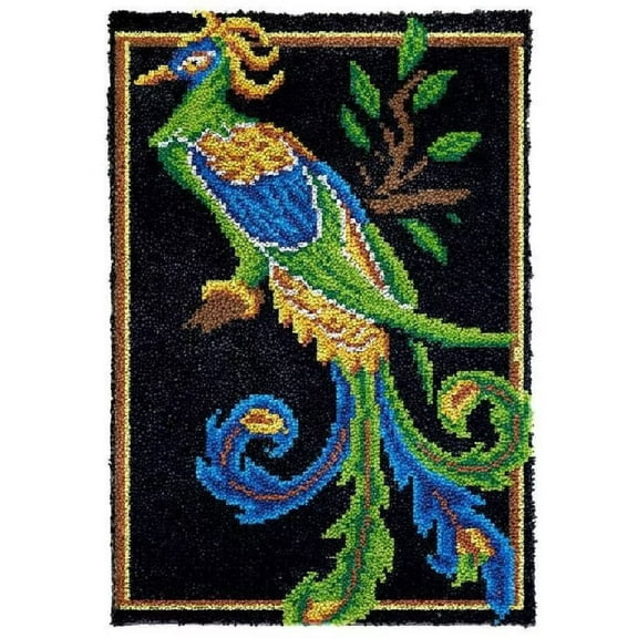 Latch Hook Kits for Kids and Adults DIY Rug Crafts Arts Carpet for Home Decoration Festival Gifts