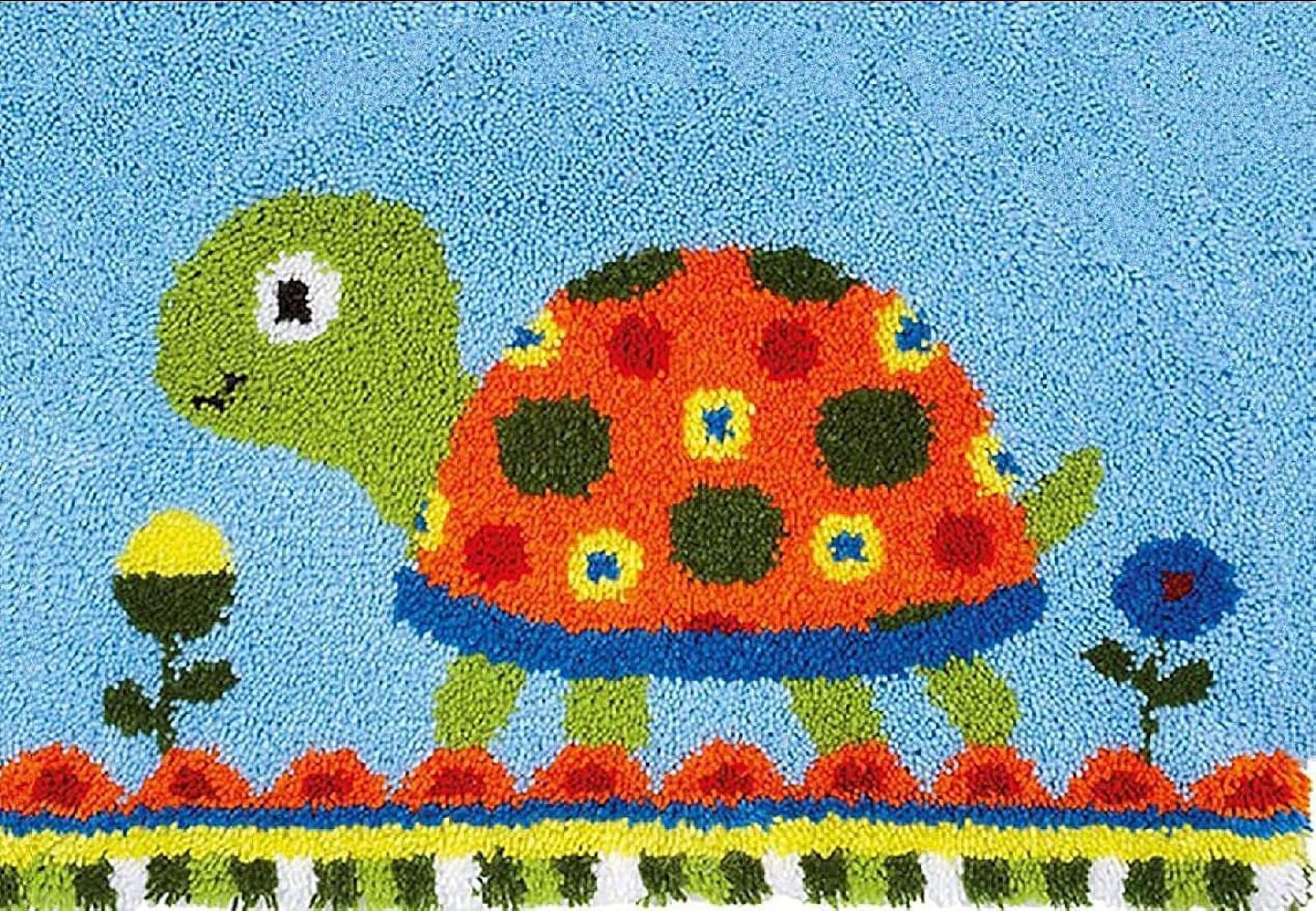 Latch Hook Rug Kits for Adults TurtleTapestry Kits Rug Making Kits