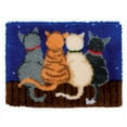 thumbnail image 1 of Latch Hook Rug Kits Crocheting Carpet Rug Yarn - Canvas Cushion Mat Crochet Tapestry Sofa Decor, 1 of 7