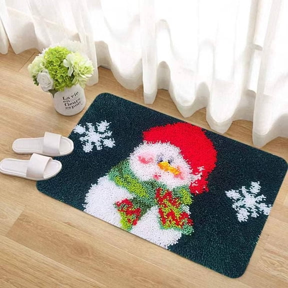 Latch Hook Rug Kits, DIY Carpet Embroidery Kits, Latch Hook Rug Needlework DIY Rugs Craft Kits for Beginners, Adults and Children, 20x15 Inches