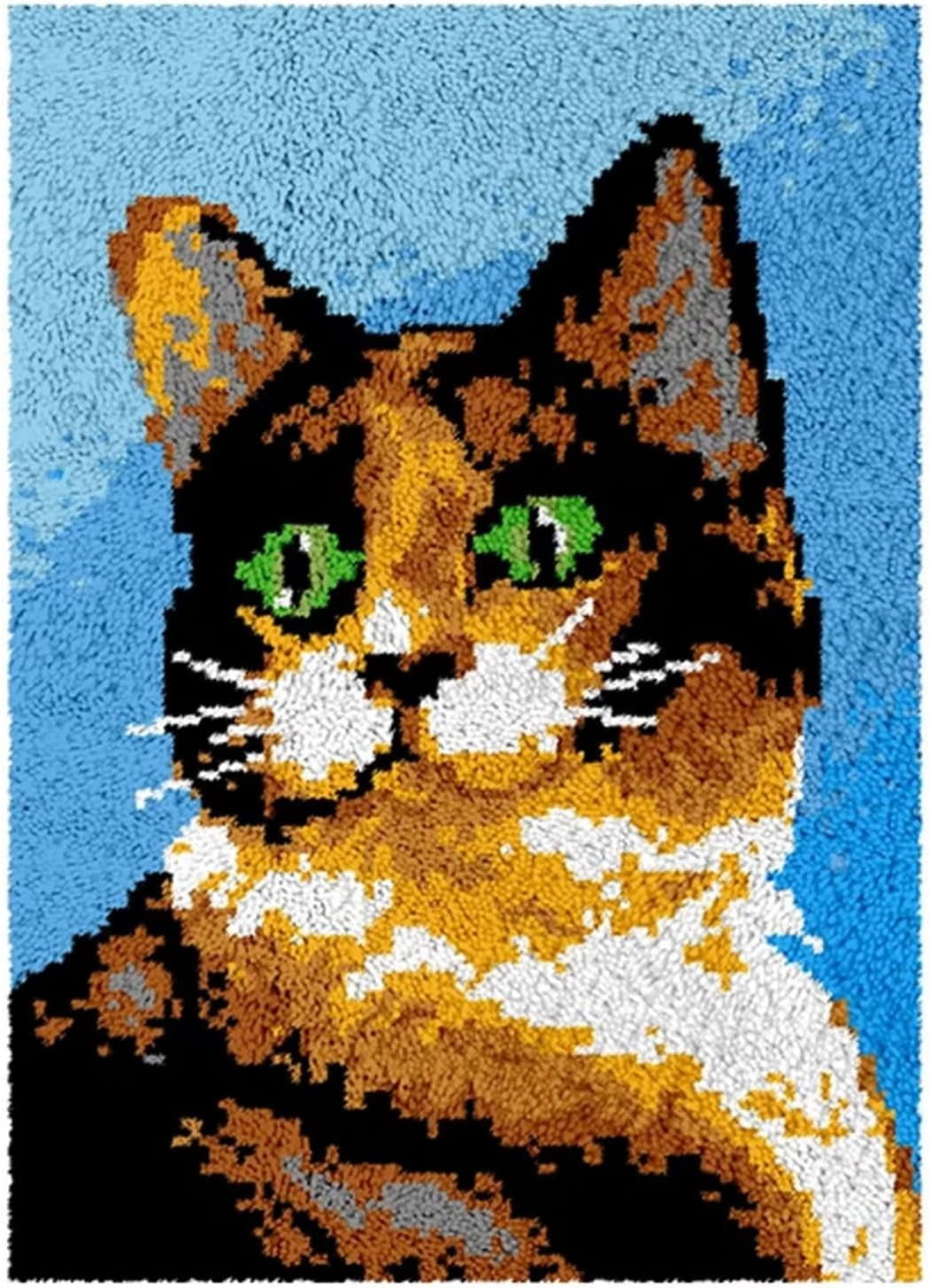 Latch Hook Rug Kits, DIY Latch Hook Rug, Home Carpet Rug Making Canvas ...