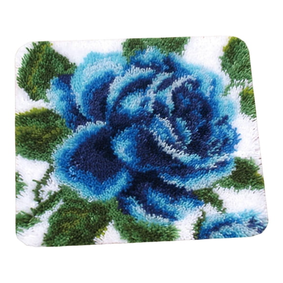 Latch Hook Rug Kits Embroidery Carpet Needlework for Adults Kids Beginners ,