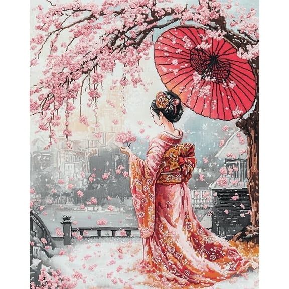 Latch Hook Rug Kits Kimono Girl Christmas Rug Making Kits For Beginners Adults Tapestry Kits Embroidery Kits Craft Kit Carpet Doormat Creative Gift Home Decoration