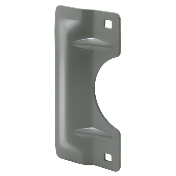 U 9500 | Latch Shield, 3" x 7", Steel, Gray, 1/4" Offset, 5-15/16" HC