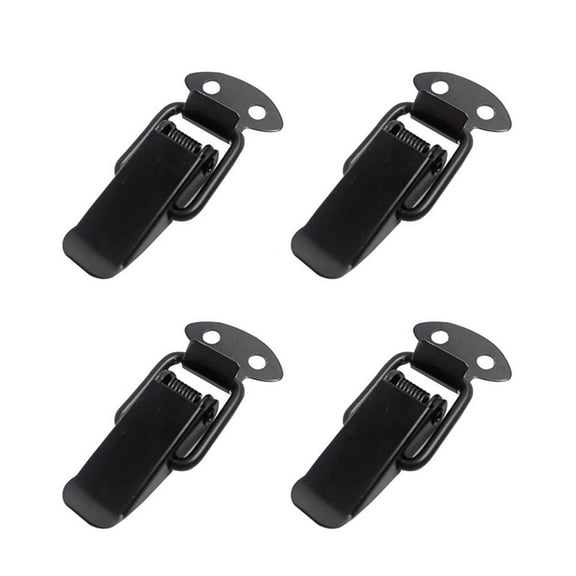 Latch Spring Loaded Clip Box Hinge Snap Closure Crate Lock Spring Lock 4PCS