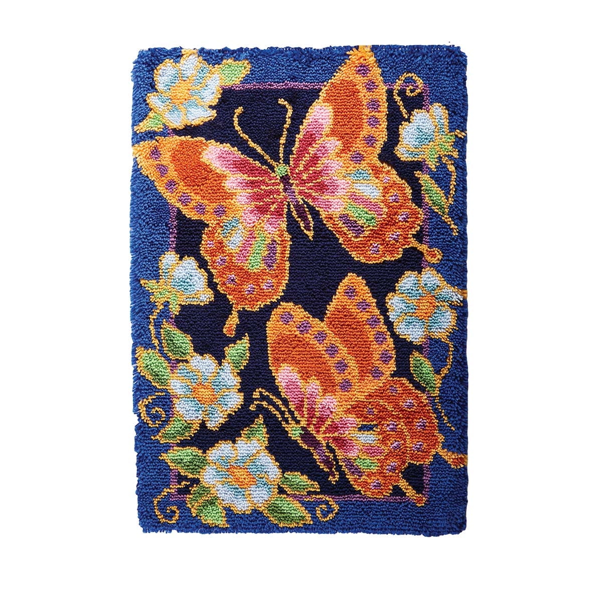 Latch hook rug kit,Fantasy in Flight latch hook cushion kits,Latch Hook Rug Kit for Adults Crocheting Carpet Rug Yarn Sofa Cushion Mat Tapestry DIY Carpet Arts Crafts 62 × 42cm / 24.4 * 16.5 inches