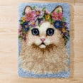thumbnail image 1 of Latch hook rug kit,latch hook cushion kits,Cute Cat Latch Hook Rug Kit for Adults Crocheting Carpet Rug Yarn Sofa Cushion Mat Tapestry DIY Carpet Arts Crafts 50×50cm/20*20in, 1 of 10