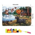 thumbnail image 1 of Latch hook rug kit,latch hook cushion kits,Dog Latch Hook Rug Kit for Adults Crocheting Carpet Rug Yarn Sofa Cushion Mat Tapestry DIY Carpet Arts Crafts 50×38cm/20*15in, 1 of 9
