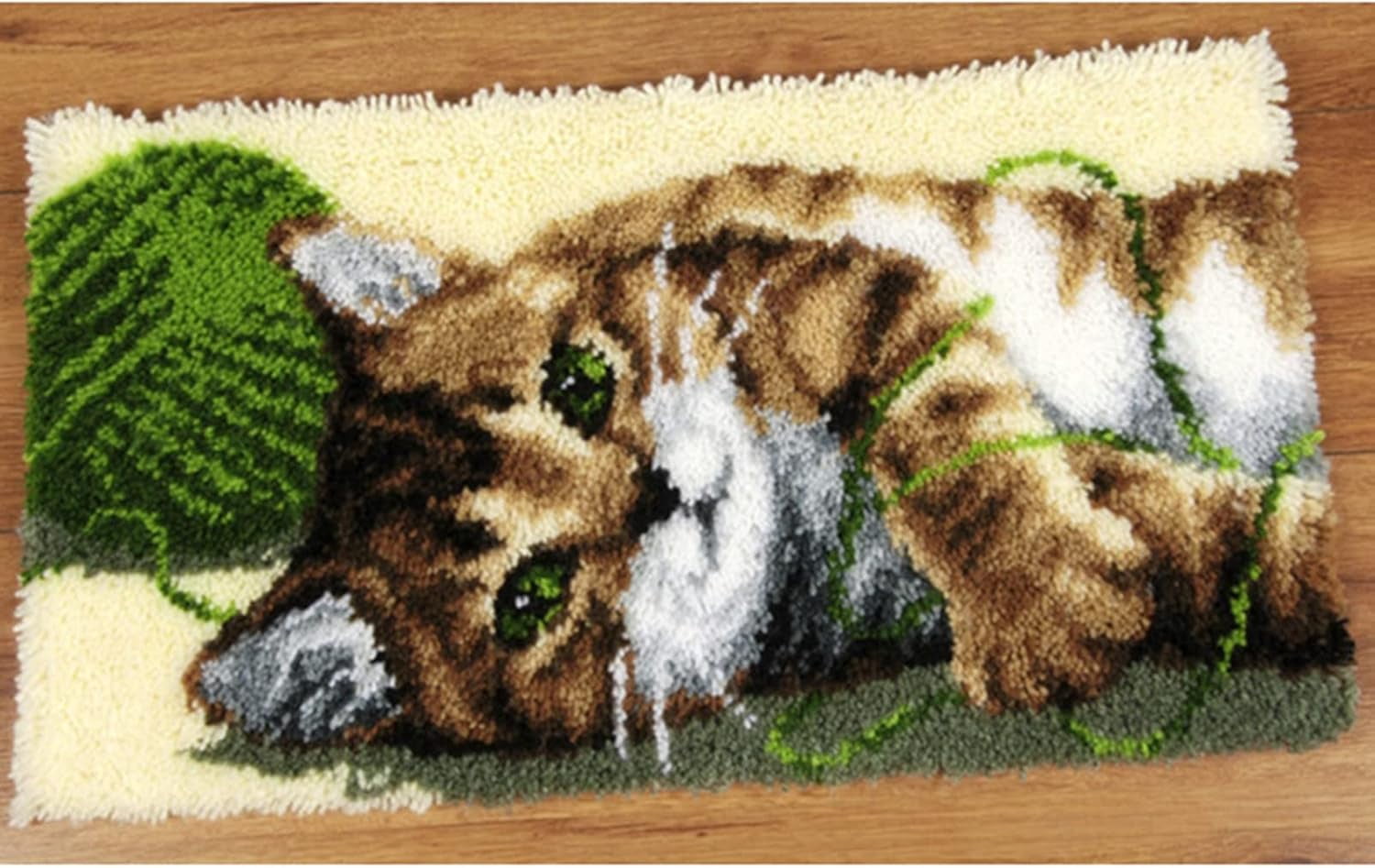 Latch hook rug kit,latch hook cushion kits,Latch Hook Rug And Pillow Kit for Adults Crocheting Carpet Rug Yarn Sofa Cushion Mat Tapestry DIY Carpet Arts Crafts