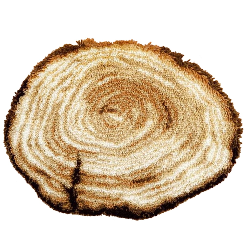 Latch hook rug kit,latch hook cushion kits,Tree And Leaves Latch Hook Rug Kit for Adults Crocheting Carpet Rug Yarn Sofa Cushion Mat Tapestry DIY Carpet Arts Crafts 50×38cm/20*15in