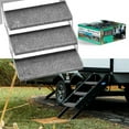 thumbnail image 1 of LATCH.IT RV Step Covers 3 Pack | 18-inch Wide Camper Step Covers Fit 8-11" Deep Stairs | Gray RV Stair Covers | Straight RV Step Carpet | RV Stair Carpet | Keep Your RV Cleaner with our RV Step Cover, 1 of 6