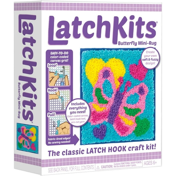LatchKits - Butterfly Mini-Rug Kit