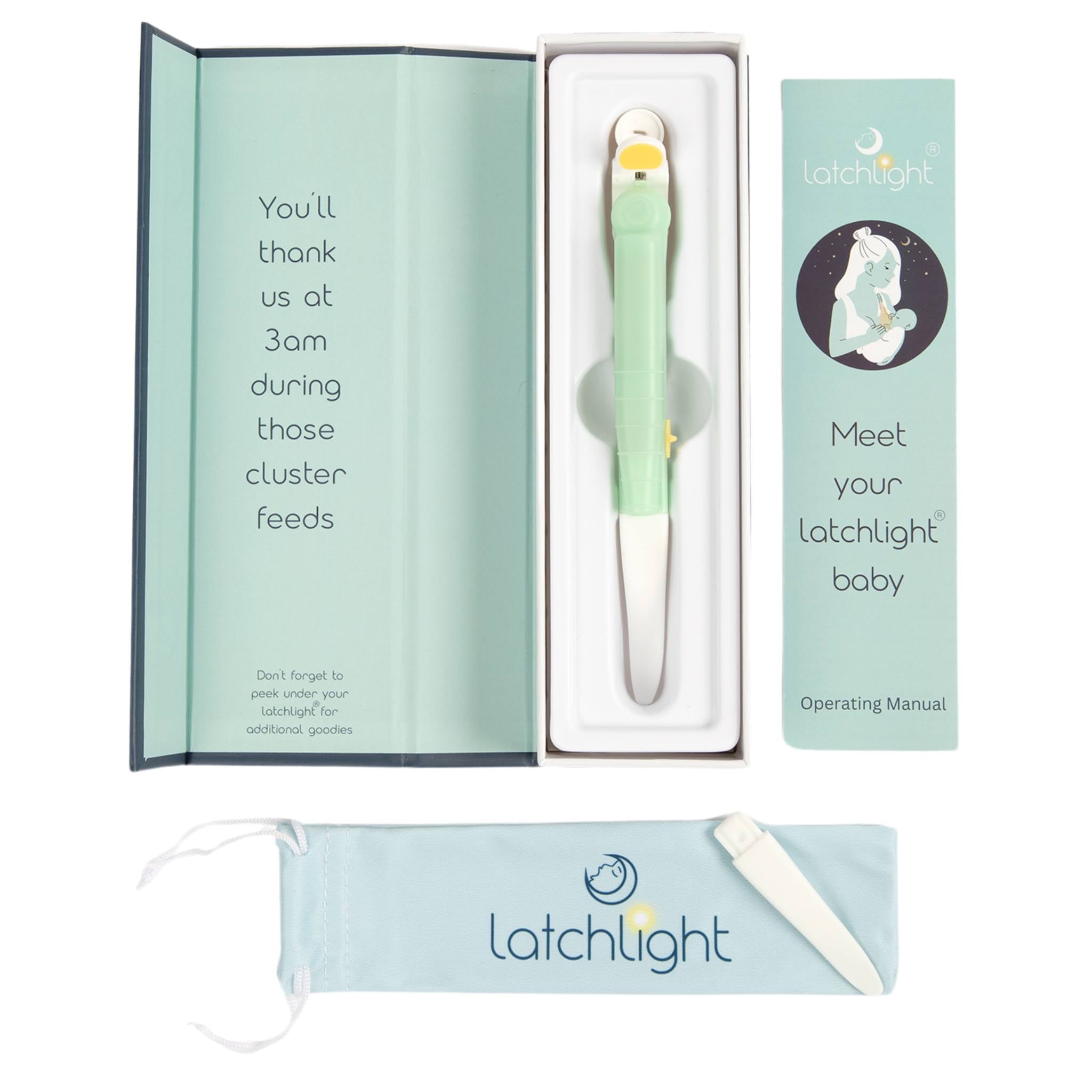LatchLight - Wearable Night Light for Breastfeeding, Baby Care & Nighttime Feedings