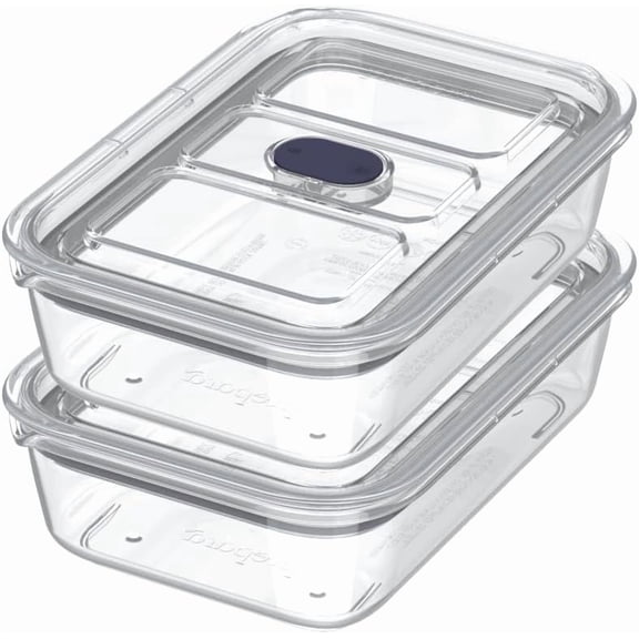 LatchLok Click 4.3 Cup Food Storage Container, Set of 2, Storm