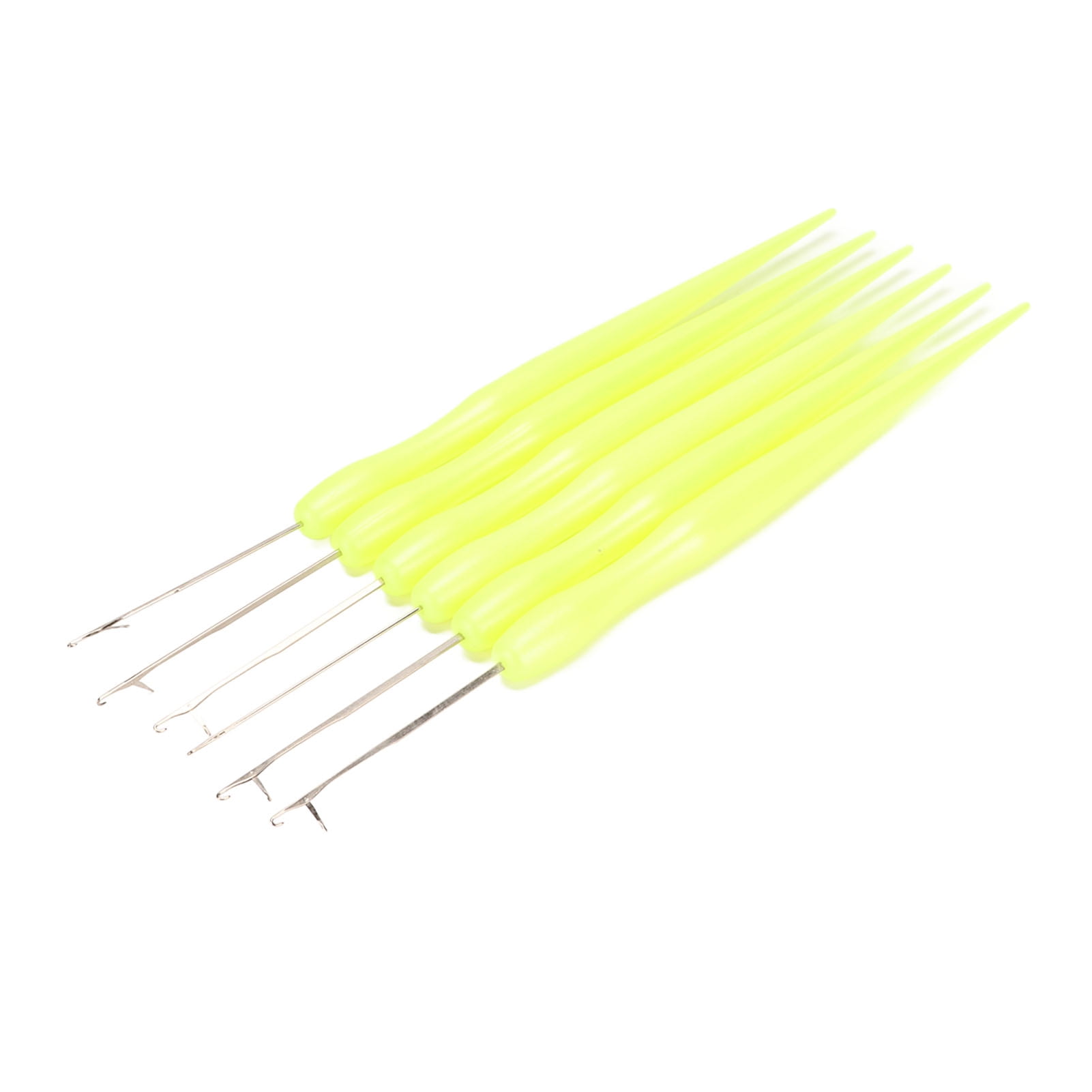 Latching Crochet Hook, Hair Crochet Round Tip Stainless Steel