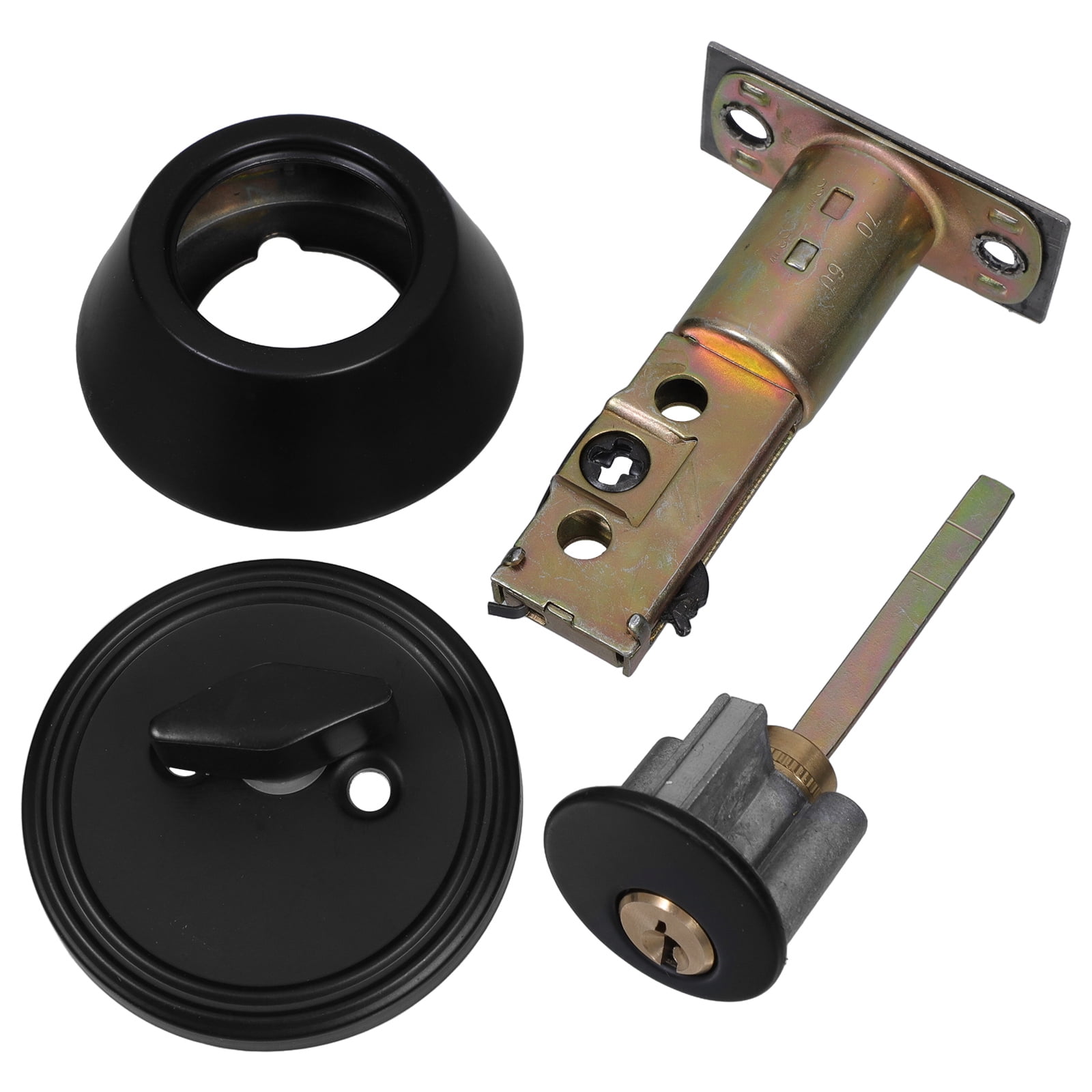Latching Invisible Lock Exterior Keyed Lock Deadbolt Door Sided ...