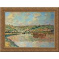 thumbnail image 1 of Late Afternoon in Vetheuil 24x20 Gold Ornate Wood Framed Canvas Art by Monet, Claude, 1 of 2