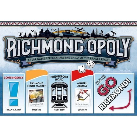 Late for the Sky Richmond-Opoly Board Game for Adults