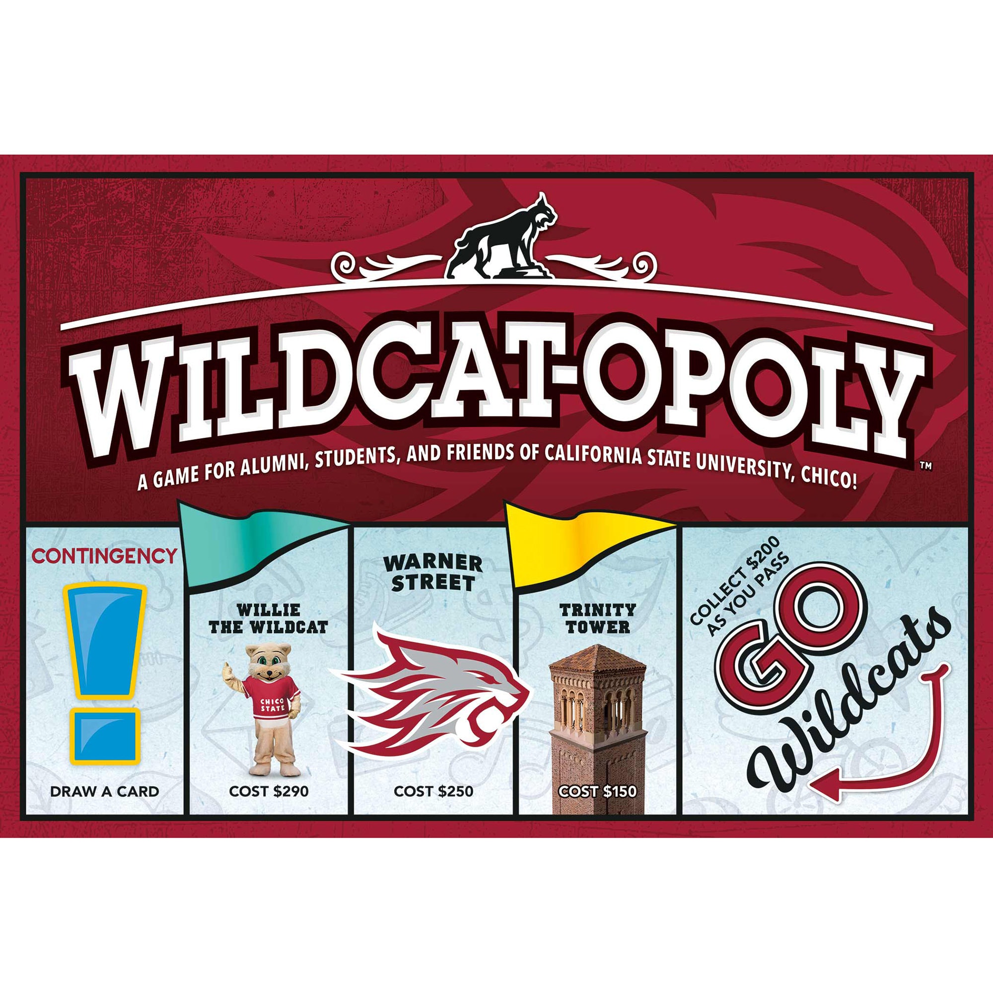 Late For The Sky: Wildcat-Opoly - University Themed Family Board