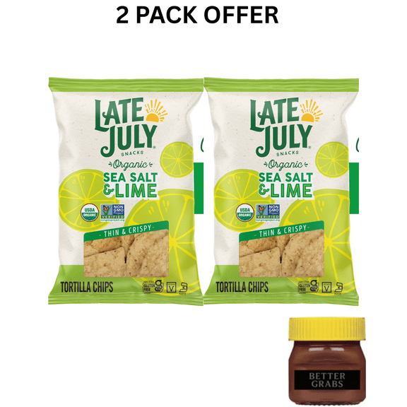 Late July Sea Salt & Lime Organic Tortilla Chips, 10.1 oz