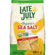 Late July Sea Salt Organic Tortilla Chips, 10.1 oz Bag