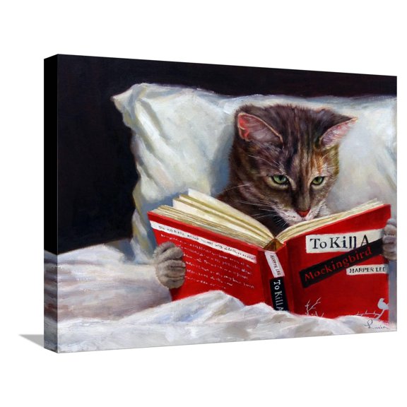 Art.com Late Night Thriller Stretched Canvas Print Wall Art by Lucia Heffernan, 24" x 18"