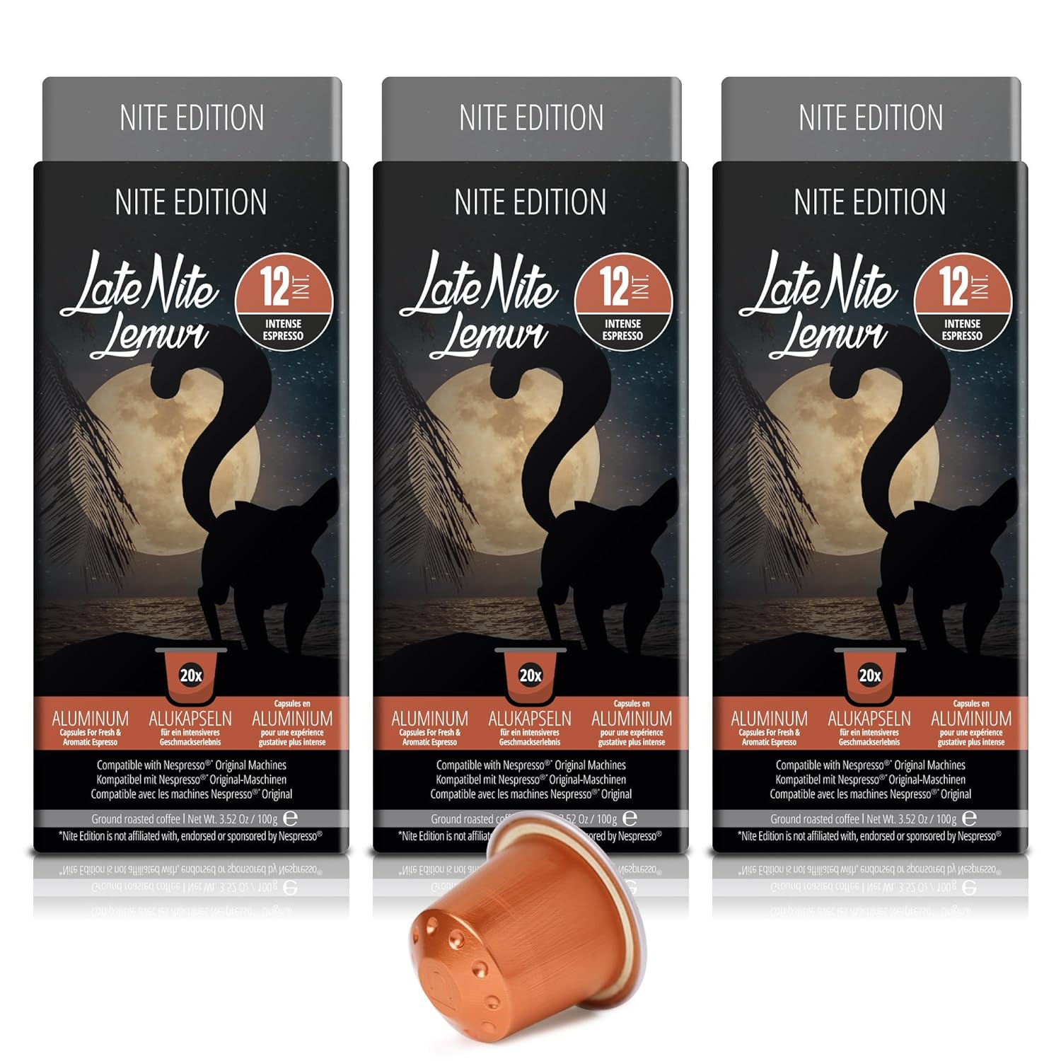 Late Nite Lemur 120ct for Original Machine Compatible Pods I Intensity