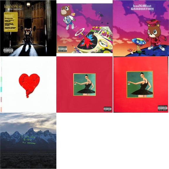 Late Registration & Graduation & Graduation & 808S & Heartbreak & My Beautiful Dark Twisted Fantasy & My Beautiful Dark Twisted Fantasy & Ye [CD Bundle]