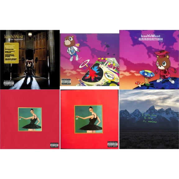 Late Registration & Graduation & Graduation & My Beautiful Dark Twisted Fantasy & My Beautiful Dark Twisted Fantasy & Ye [CD Bundle]