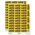 thumbnail image 1 of Late School Teacher Sticker Set - Yellow - Matte Finish - 1.5" Small, 1 of 7