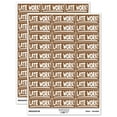 thumbnail image 1 of Late Work School Teacher Sticker Set - Brown - Matte Finish - 1.75" Medium, 1 of 7