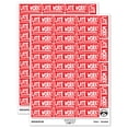 thumbnail image 1 of Late Work School Teacher Sticker Set - Red - Matte Finish - 1.5" Small, 1 of 7