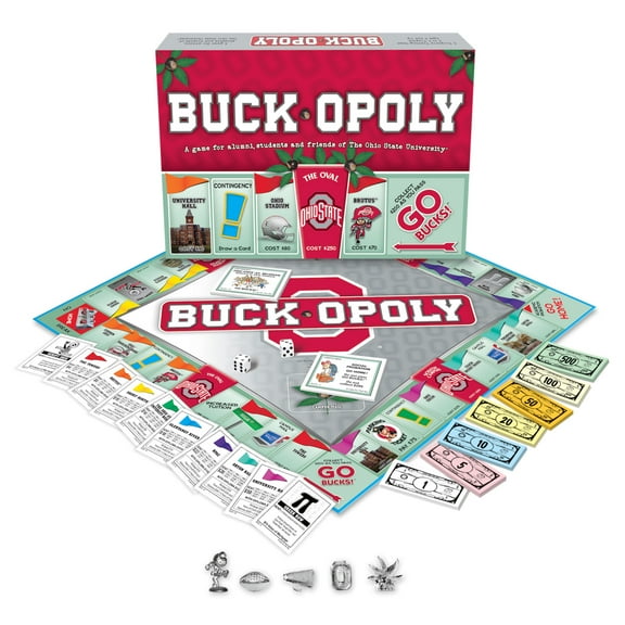 Late for the Sky Ohio Buck-Opoly Strategy Board Game for 2-6 Players, Ages 8+