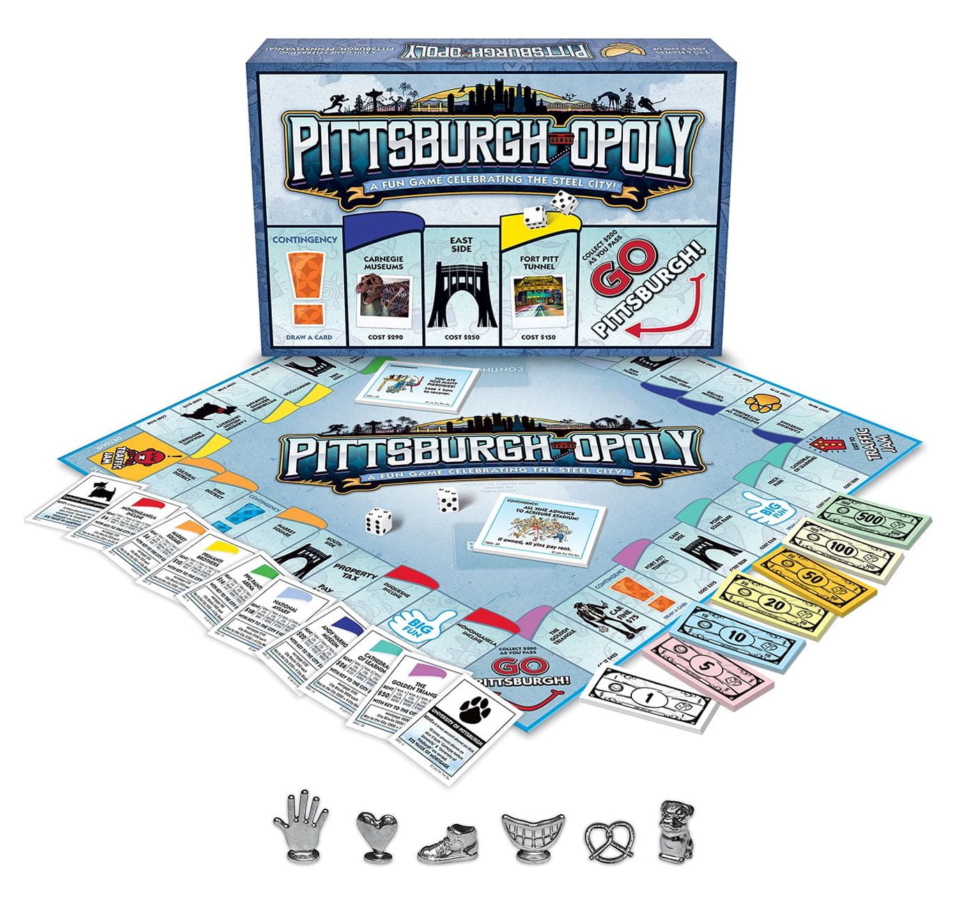 Pittsburgh-Opoly Monopoly Game