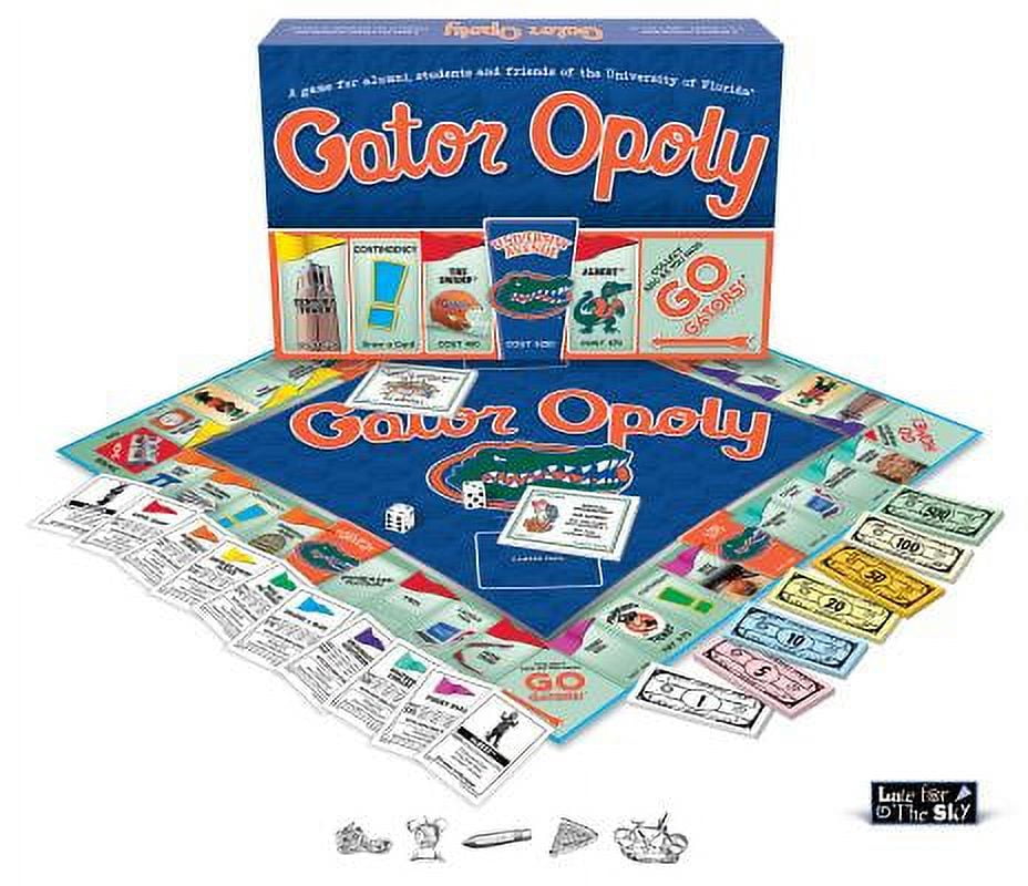 Late for the Sky University of Florida - Gatoropoly Board Game